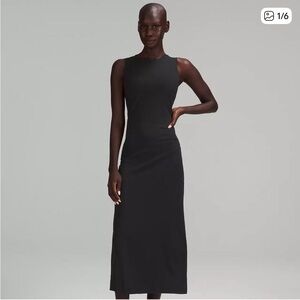 Lululemon All Aligned Ribbed Midi Dress